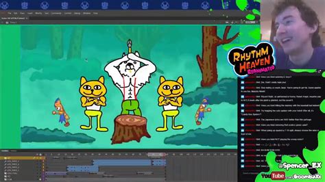 Rhythm Heaven Reanimated Lumbearjack Timelapse Youtube