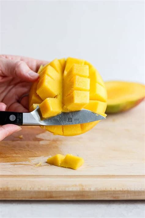 How To Cut Mango Step By Step Tutorial Feelgoodfoodie