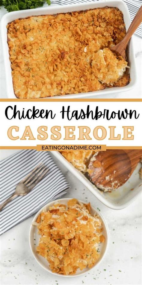 Chicken Hashbrown Casserole Recipe Easy Casserole Recipe
