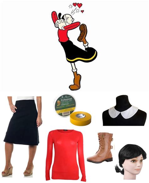 Olive Oyl Costume Carbon Costume Diy Dress Up Guides For Cosplay