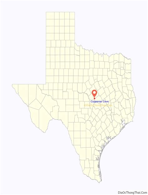Map Of Copperas Cove City