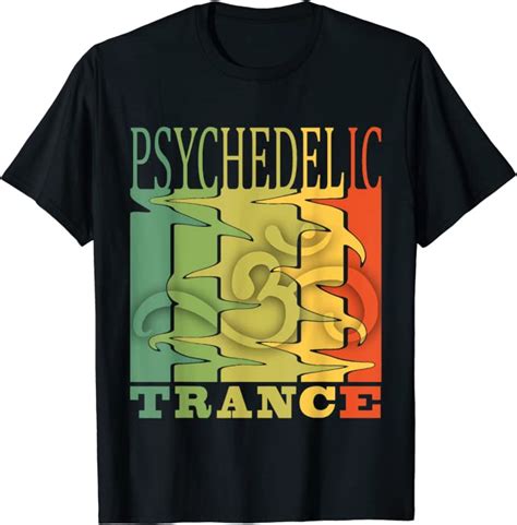 Psychedelic Goa Psytrance Rave Raver Festival Präsent T Shirt Amazon