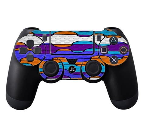 Skins Decals For Ps4 Playstation 4 Controller Colorful Swirl Print