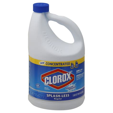 Clorox Splash Less Concentrated Regular Bleach 116 Fl Oz Shop Your