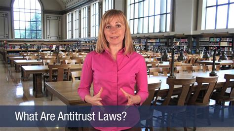 What Are Antitrust Laws Youtube