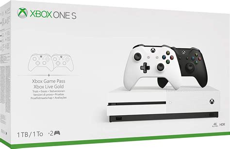 Xbox One S 1tb Console Two Controller Bundle Uk Pc