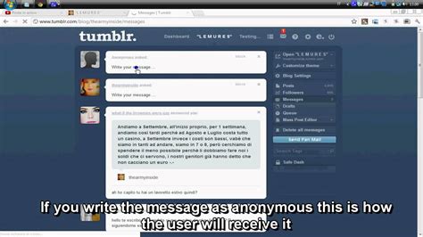Tumblr How To Send Answer Messages Requested YouTube