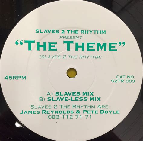 Slaves 2 The Rhythm The Theme Slaves 2 The Rhythm Vinyl Discogs