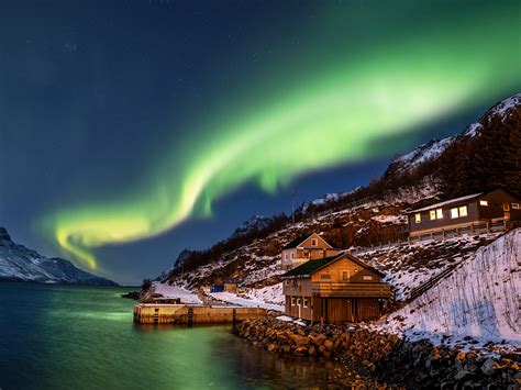 Aurora Borealis Wallpaper 4k Norway Northern Lights