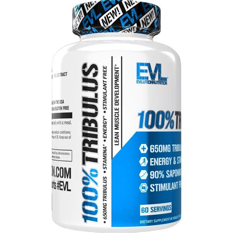 Extra Strength Tribulus Terrestris Extract 60ct Natural Muscle Builder Supplement