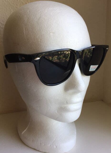 Super Dark Sunglasses Black Lens Style A Classic For Men Women W Uv Protection Ebay