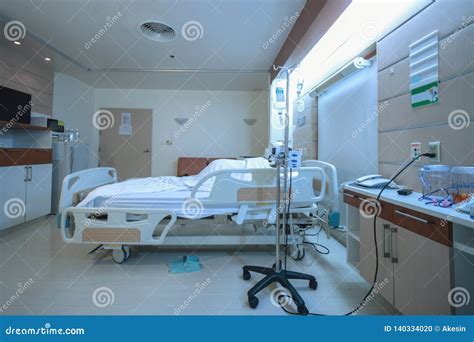 Hospital Single Patient Room Fully Furnished Stock Photo Image Of