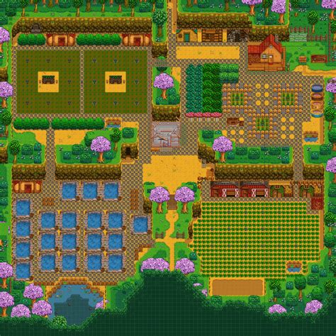 Stardew Valley Farm Layout Ideas Marrying Agriculture With Aesthetics