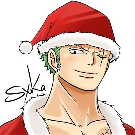 Merry Christmas Personagens De Anime Zoro Anime