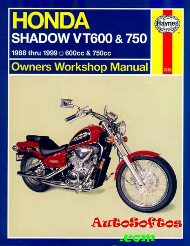 Haynes Honda Shadow Vt600 And 750 Owners Workshop Manual 1988 Thru 2003 2003 Djvu Eng Скачать