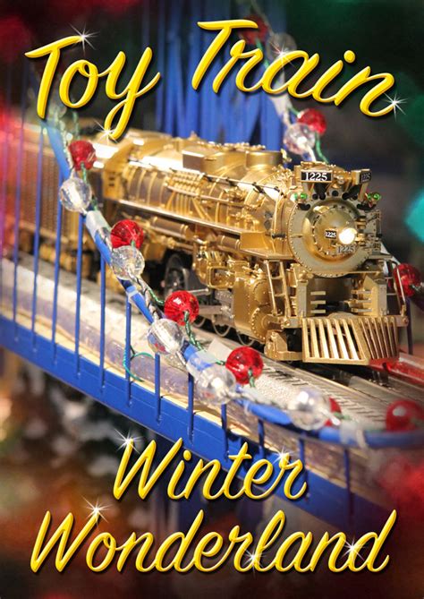 Toy Train Winter Wonderland
