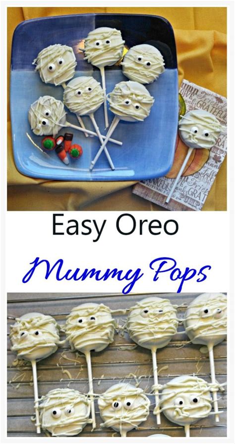 Oreo Mummy Pops Recipe Diy Cake Pops Oreo Cookie Pops