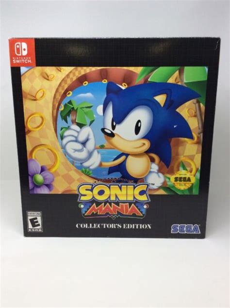 Sonic Mania Collectors Edition Nintendo Switch No Game Code A
