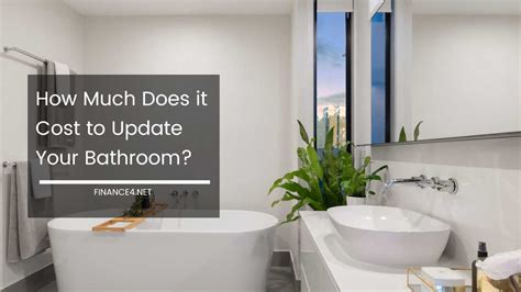 How Much Does It Cost To Update Your Bathroom