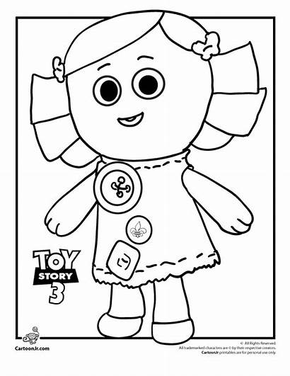 Toy Coloring Story Dolly Pages Printable Characters