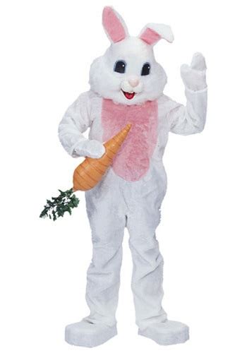 Deluxe Easter Bunny Costume Adult Easter Bunny Mascot Costumes