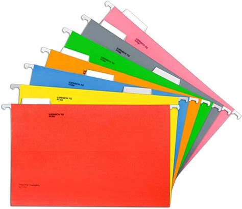 7 Pack Hanging File Folders Letter Size Reinforced Hang