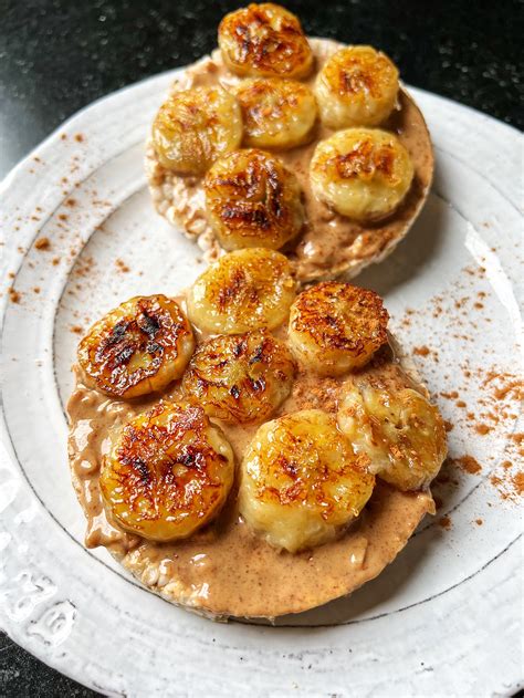 Caramelized Banana Rice Cakes — Healthy Mood Sf