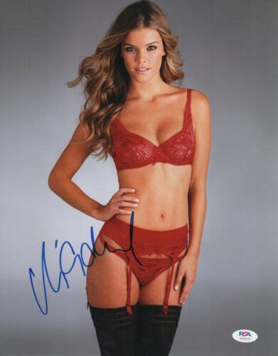 Nina Agdal Danish Supermodel Signed Victorias Secret 11x14 Very Sexy Photo Psa Ebay