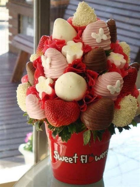 Send Flowers And Chocolate Strawberries Marshmallow Chocolate Covered