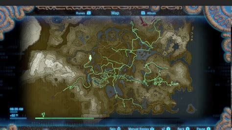 New Heros Path Map Mode In Zelda Botw Dlc Pack 1 Youtube