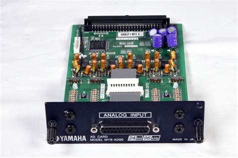 We would like to show you a description here but the site won't allow us. Yamaha MY8-AD96 Analog Input Card - Buy from Gearwise - Used AV & Stage Equipment