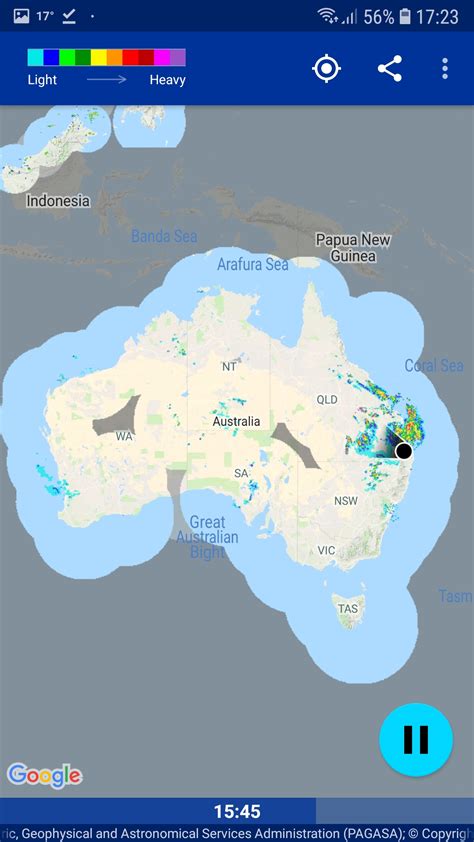 The radar is well sited to detect rainfall from the west through to the. Seeing some bom radar pics on here. I use rain alarm, and ...