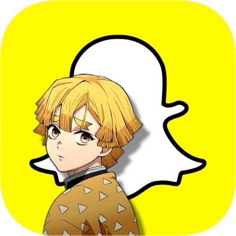 Zenitsu Snapchat Icon App Icône Application Photo De Logo Anime