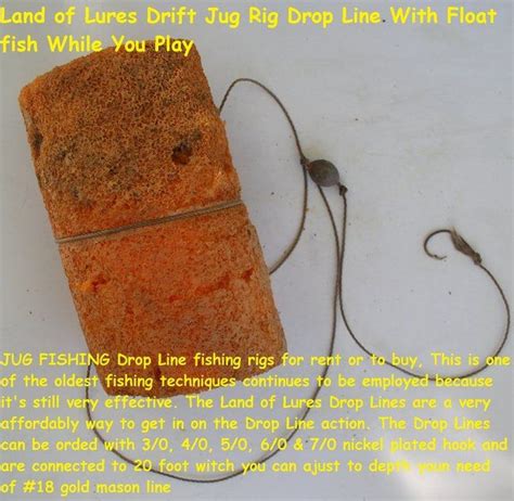 Land Of Lures Drift Jug Rig Drop Line With Float Fish While You Play