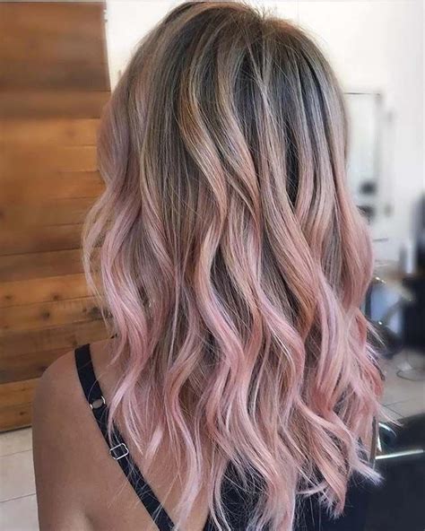 Modern Women Stylish And Pretty Brown Hair Cool Color Hair Styles Light Pink Hair Hair Dye Tips