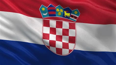 Basic flag etiquette applies to all nations, including croatian as follows Croatia - Detail Of Waving Flag Stock Footage Video 770779 ...