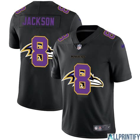 lamar jackson baltimore ravens 8 limited player jersey allprintify