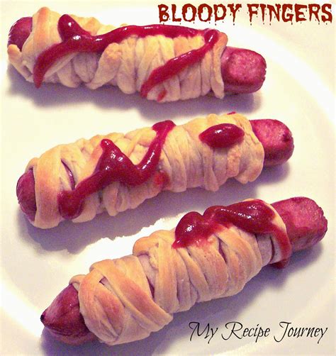 My Recipe Journey Bloody Fingers Halloween Food