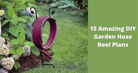 20 Lovely Decorative Garden Hose Reel Ideas Sweetyhomee