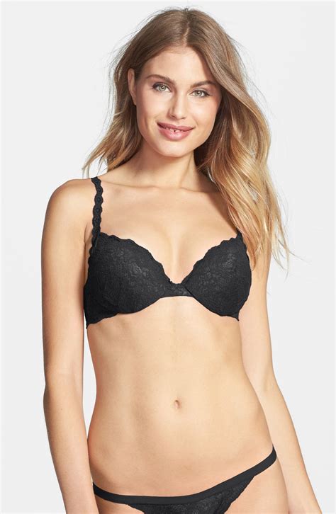Cosabella Never Say Never Pushie Lace Push Up Bra Nordstrom