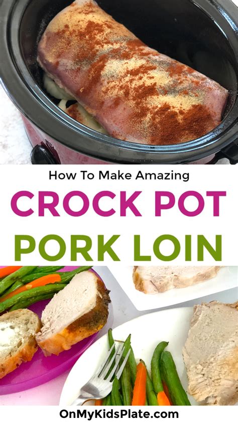 Pork loin meat is tender and the leanest and is situated next to the. Super Simple Boneless Pork Loin In The Crockpot | Recipe ...