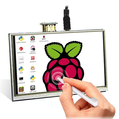 Buy ELECROW For Raspberry Pi Screen 5 Inch Small Monitor 800x480 TFT