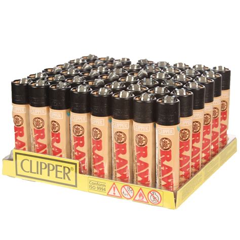 Clipper Lighters Raw 48 Units Astor Works
