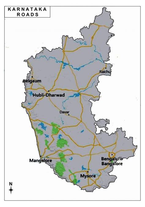 Initially, it was known as state of mysore however was renamed karnataka in the year 1973. Karnataka Map Download Free Pdf Map - Infoandopinion