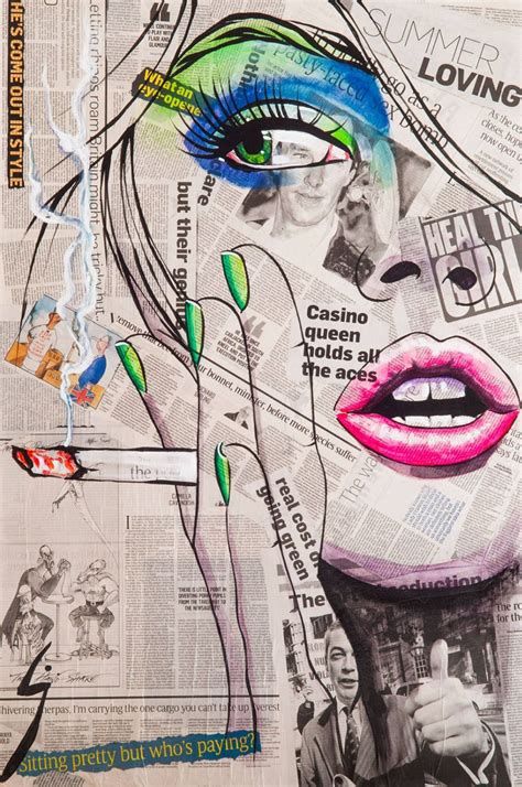 Conrad Crispin Jones Newspaper Art Pop Art Saatchi Art