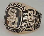 1984 San Diego Padres World Series "National League" Champions 10K Gold ...