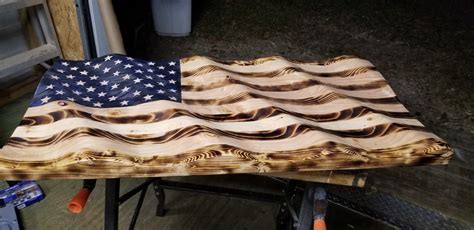 How To Make A Wood Wavy Flag