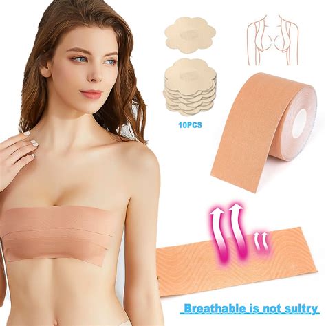 M Roll Boob Lift Tape Womens Breast Nipple Cover Push Up Bra Sticker