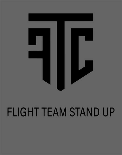 Flightreacts Merch Flight Team Stand Up Ftc Logo T Shirt White Digital