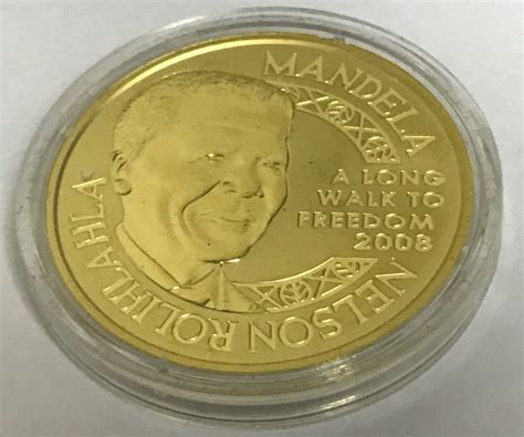 Medallion cabinet spec book extension: Nelson Rolihlahla Mandela 90 years Commemorative Medallion set - 2008 : POA